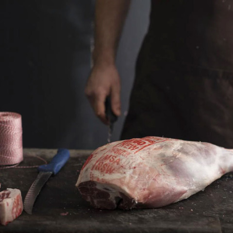 Feather and Bone Lamb Leg on Bone (Fresh)