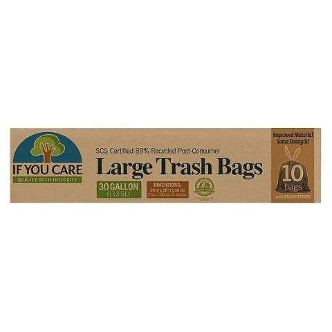 If You Care Large Trash Bags (30 Gallon)