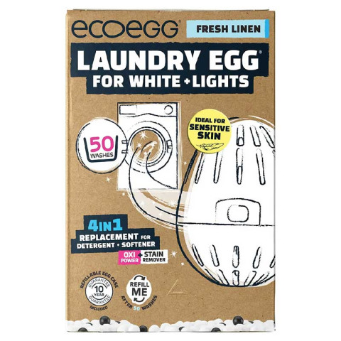 Ecoegg Laundry Egg Fresh Linen White Light