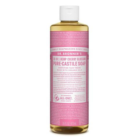 Dr Bronner's Pure Castile Soap Liquid Cherry Blossom