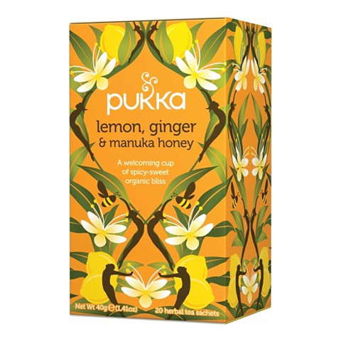 Pukka Lemon, Ginger and Manuka Honey Tea Bags