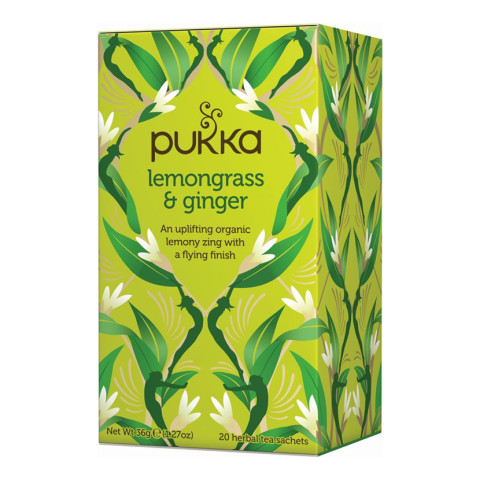 Pukka Lemongrass and Ginger Tea Bags