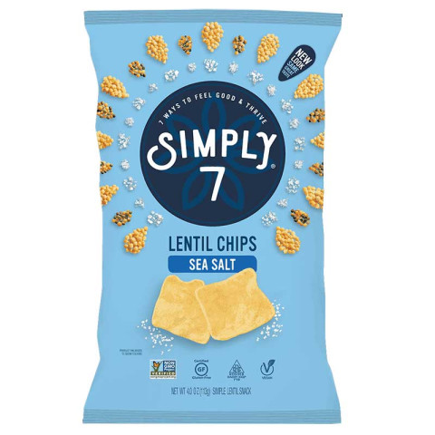 Simply 7 Lentil Chips Sea Salt