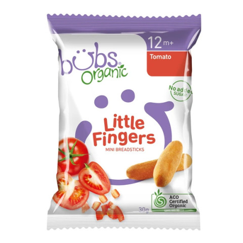 Organic Bubs Little Fingers Tomato - Clearance