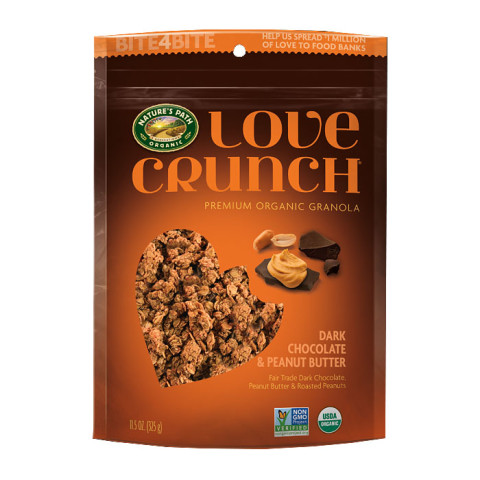 Nature's Path Love Crunch Granola Dark Chocolate and Peanut Butter