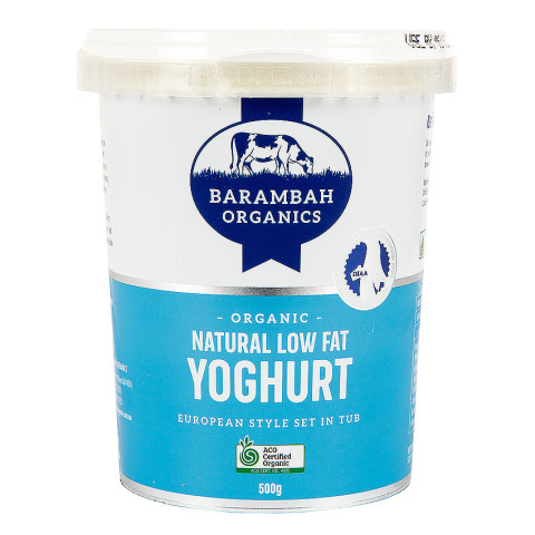 Barambah Organics Low-Fat Natural Yoghurt