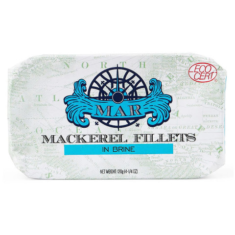 Mar Mackerel Fillets in Brine Can