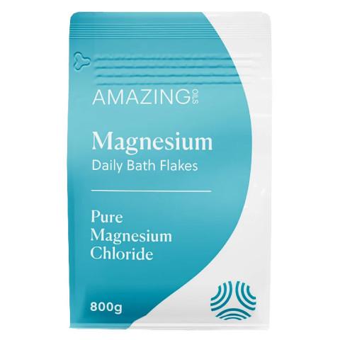 Amazing Oils Magnesium Daily Bath Flakes Pure Magnesium Chloride