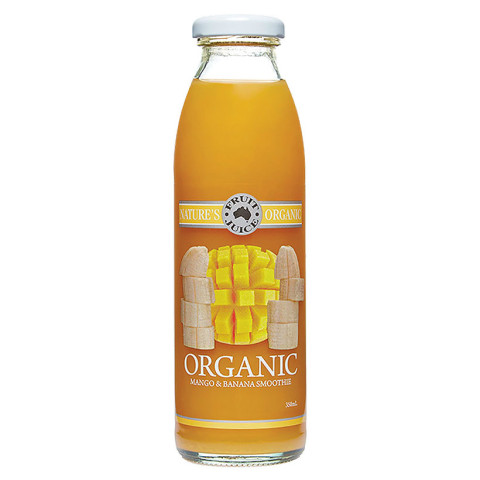 Nature's Organic Mango and Banana Smoothie Organic