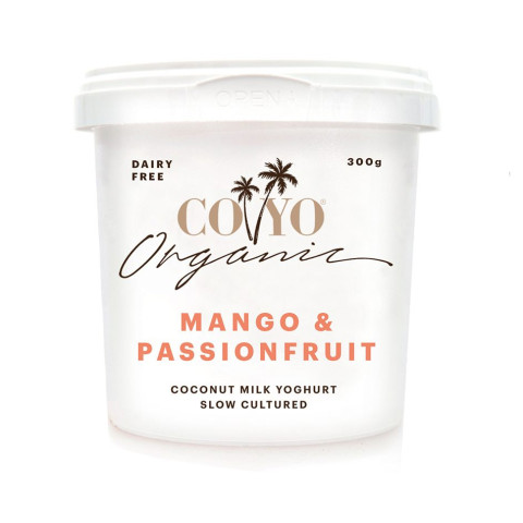 CoYo Mango and Passionfruit Coconut Yoghurt Vegan