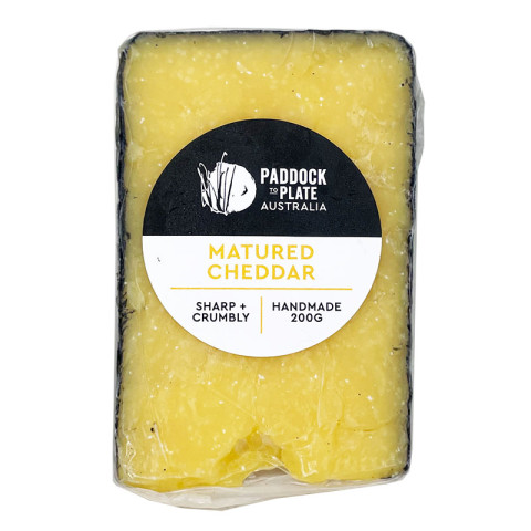 Paddock to Plate Matured Cheddar