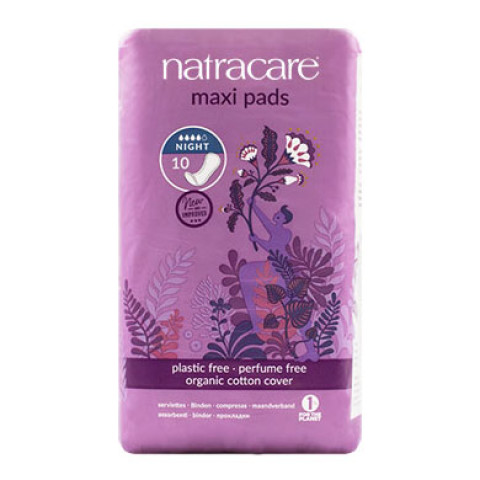 Natracare Maxi Pads Night Time