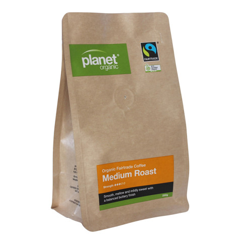 Planet Organic Medium Roast Espresso Grind Coffee