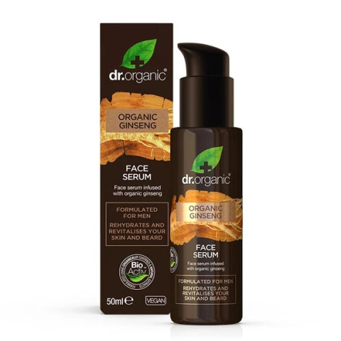 Dr Organic Men's Face Serum Organic Ginseng