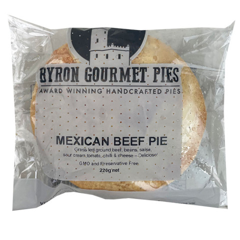 Byron Gourmet Pies Mexican Beef Pie Bulk Buy