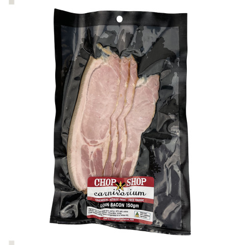 Chop Shop Carnivorium Middle (Loin) Bacon Chemical Nitrite Free