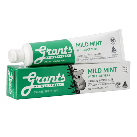 Grants Mild Mint Toothpaste with Aloe Vera