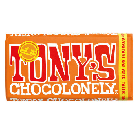 Tony's Chocolonely Milk Caramel Sea Salt Chocolate