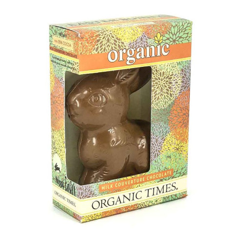 Organic Times Easter Bunny Milk Chocolate