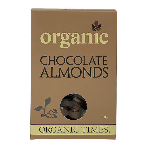 Organic Times Milk Chocolate Coated Almonds