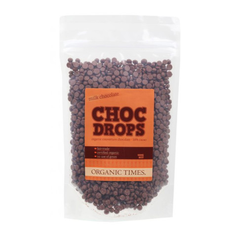 Organic Times Milk Chocolate Drops Chips