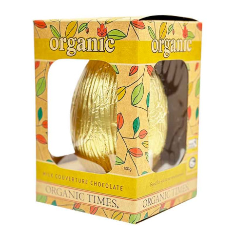 Organic Times Milk Chocolate Easter Egg