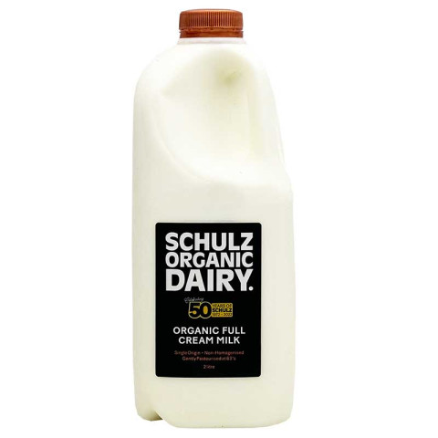 Schulz Organic Dairy Milk Full Cream Unhomogenised
