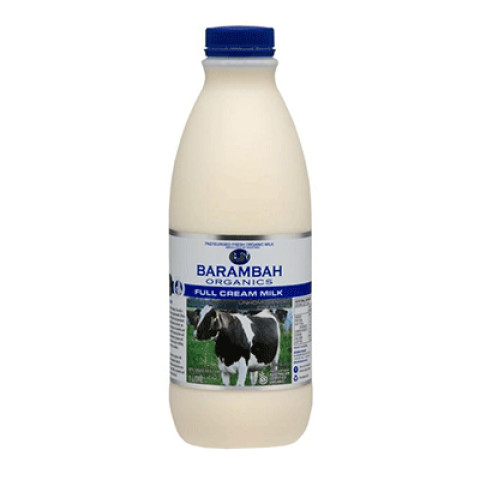 Barambah Milk (cow) Full Cream Unhomogenised - Clearance