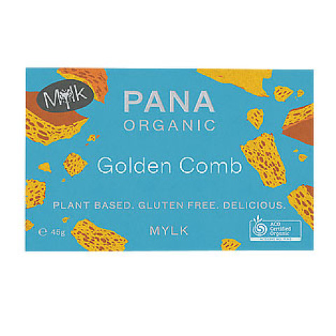 Pana Organic Milk Golden Comb Chocolate