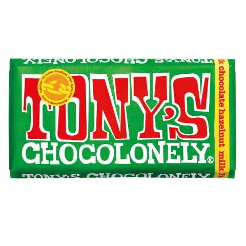 Tony's Chocolonely Milk Hazelnut Chocolate