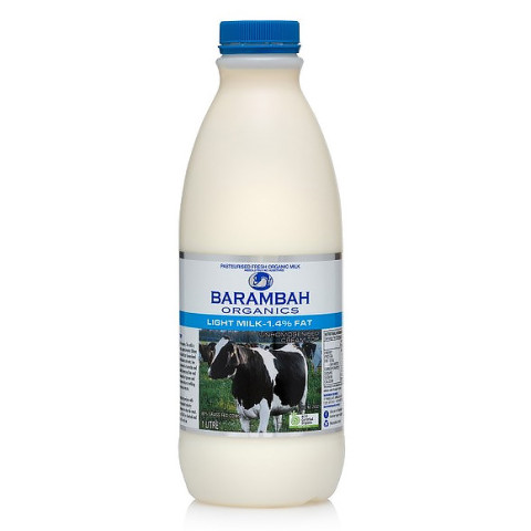 Barambah Milk (cow) Light Unhomogenised - Clearance