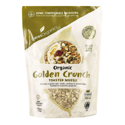 Ceres Organics Muesli Golden Crunch - Clearance