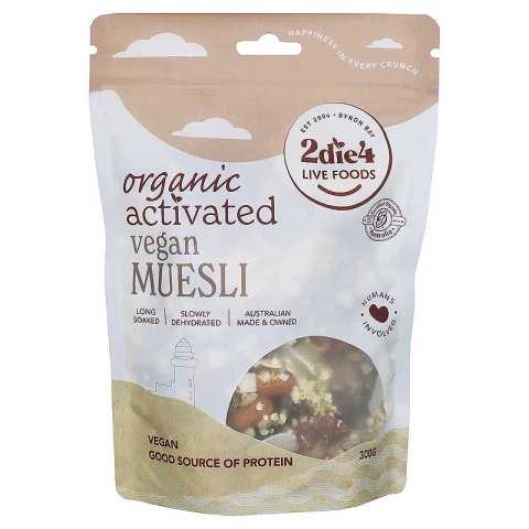 2Die4 Live Foods Muesli Organic Activated Vegan