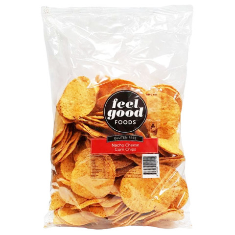Feel Good Foods Nacho Cheese Corn Chips - Clearance