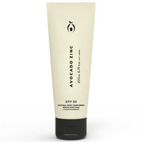 Avocado Zinc Natural Body Sunscreen SPF30