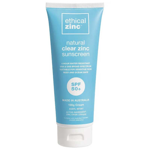 Ethical Zinc Natural Clear Zinc Sunscreen SPF 50