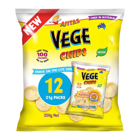 Vege Chips  Natural Multi 12 Pack