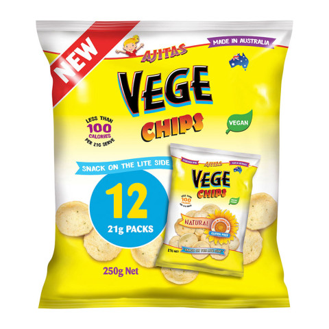 Vege Chips Natural Multi 12 Pack