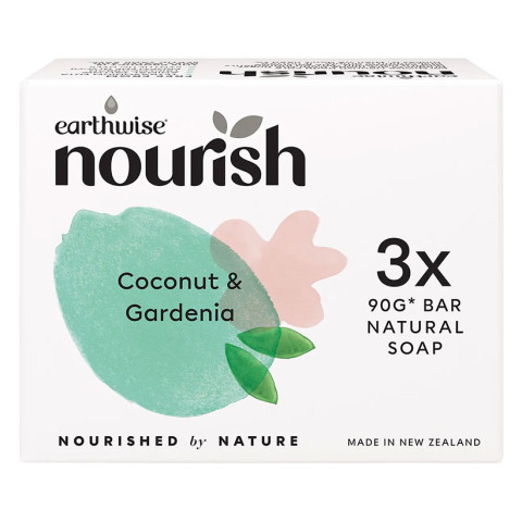 Naturely Nourish Natural Soap Bar Coconut and Gardenia