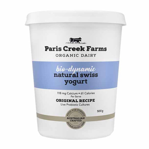 Paris Creek  Natural Swiss Yoghurt