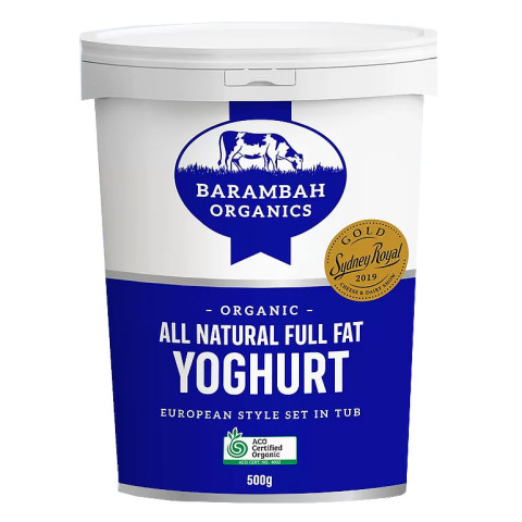 Barambah Organics Natural Yoghurt