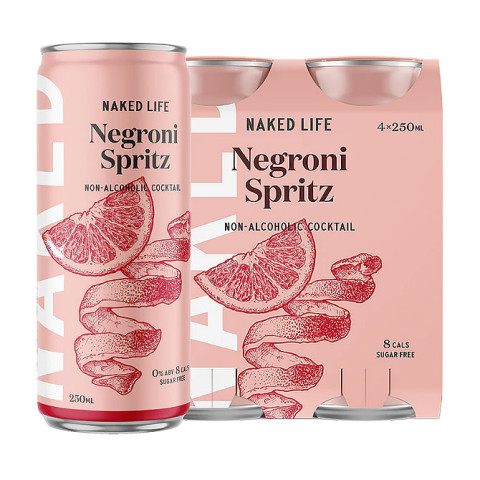 Naked Life Negroni No Alcohol Cocktail