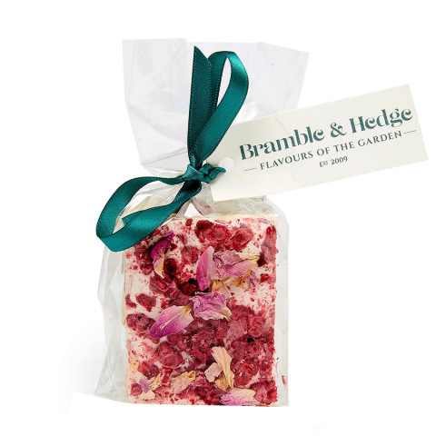 Bramble and Hedge Nougat Wild Raspberry, Vanilla Bean with White Chocolate