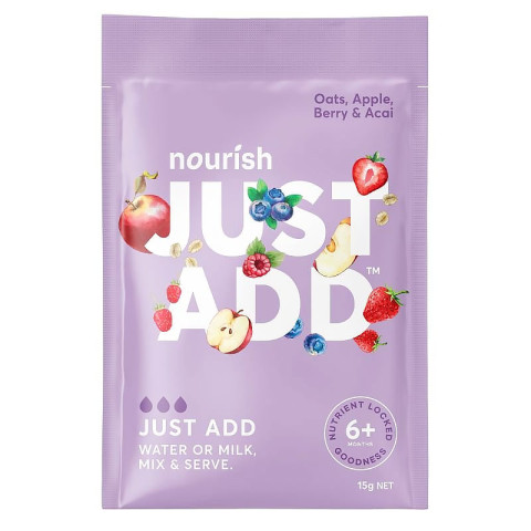 Nourish Just Add Oats, Apple, Berry and Acai