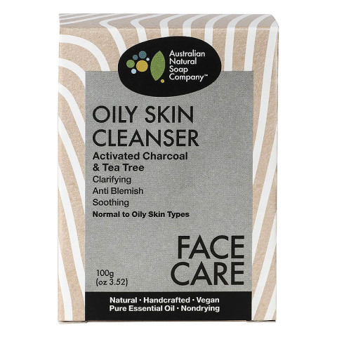 Australian Natural Soap Co Oily Skin Cleanser with Activated Charcoal