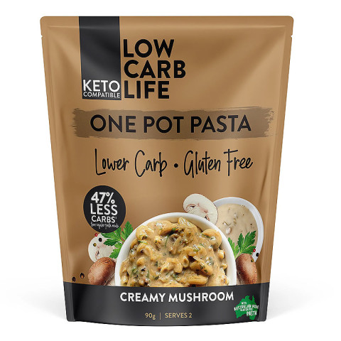 Low Carb Life One Pot Pasta Creamy Mushroom
