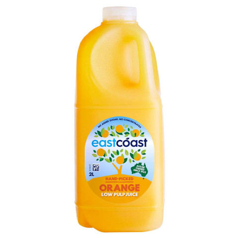 East Coast Beverages Orange Juice Drink (Low Pulp) 100%