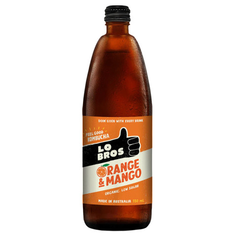 Lo Bros Orange and Mango Kombucha