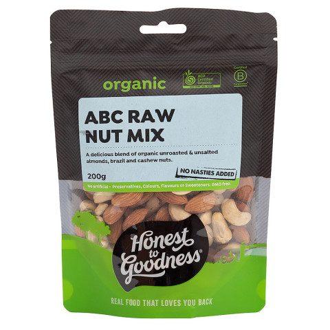 Honest To Goodness Organic ABC Raw Nut Mix