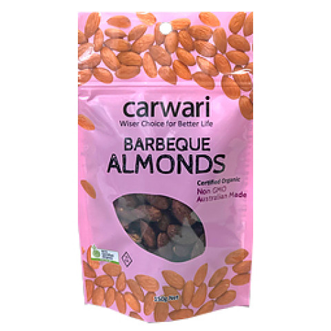 Carwari Organic Almonds BBQ Roasted